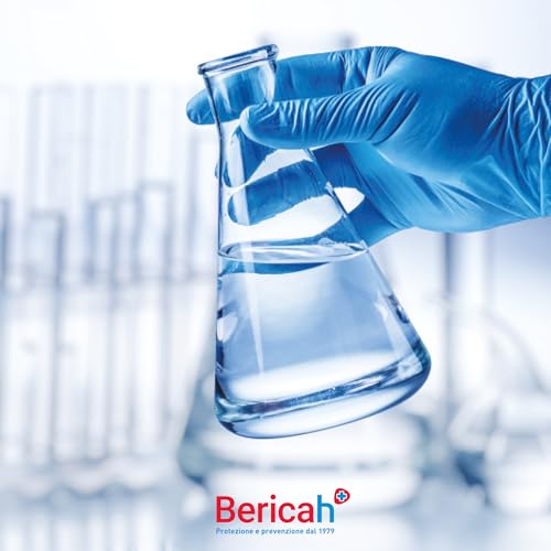 Bericah, Sensinitryl Handschuhe aus Nitril, puderfrei, Größe M, 100 Stück