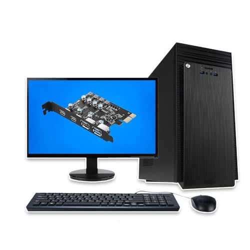 Tarjeta de expansión PCIe para conectar cuatro periféricos USB y tipo C en PC 6