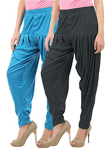 Image of Buy That Trendz Patiala Salwar for Women Relaxed Fit Viscose Patiyala Salwar Harem Bottom Pants