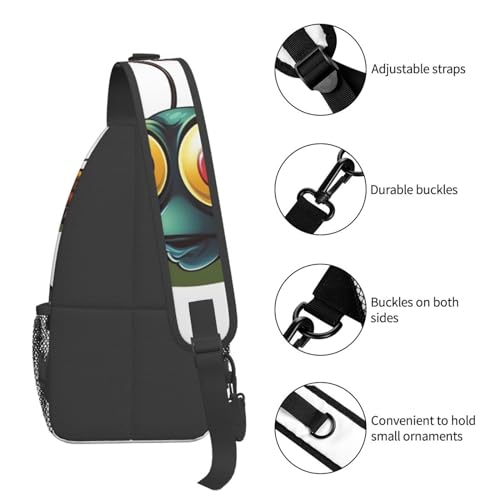 Bolso Sling para Hombre y Mujer Estampado Insectos miniatura 5