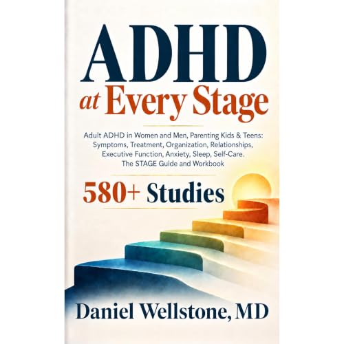 ADHD at Every Stage Audiolibro Por Daniel Wellstone MD arte de portada