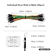 Chanzon 40pcs 10cm Male to Male Header Jumper Wire Dupont Cable Line Connector 40 pin Solderless Multicolored for Arduino Raspberry pi Electronic Breadboard Protoboard PCB Board