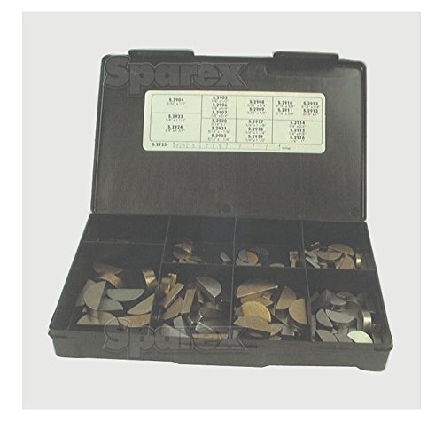 Sparex, S.2925 Woodruff Key Kit, 184 Pcs For Various Makes