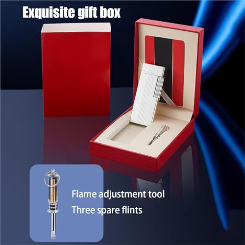 Encendedor de Gas Recargable con Llama Suave y Diseño Compacto 5