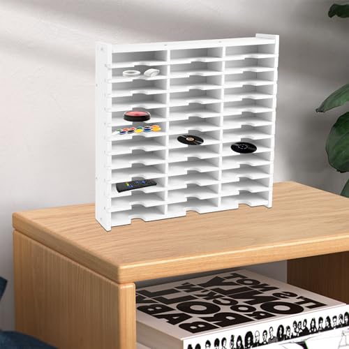 Kandishiex US 36 Slots Ink Pad Printing Storage Box Large Capacity Items Plastic Racks for DIY Craft Supplies