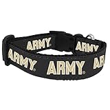 All Star Dogs NCAA Army Black Knights Dog Collar, Large