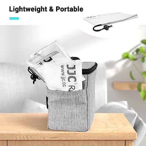 JJC Kamera Regenschutz, Wasserdichter Regenmantel Schutz für Canon Nikon Sony DSLR Kamera mit Objektiv bis 45cm Länge (2 Stück)