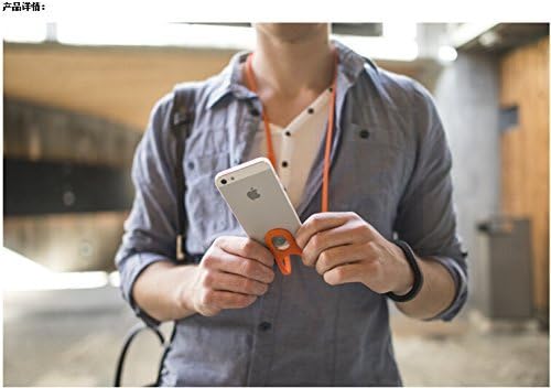 Tmate Cell Phone Strap Nick Hanging Rope, Phonestrap for Iphone 6 Samsung Phone (orange)