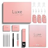 Lash Lift Kit - Complete Set for Eyelash Lifting - New Pro Version - Easy to Apply and Long Lasting Finish - Professional Results up to 8 Weeks from Home- Includes 3 Applications