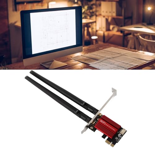 Tarjeta WiFi Bluetooth 4.0 de doble banda PCI-E 1200Mbps 7260AC Pro para PC 5