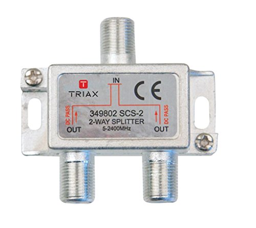 Triax 349802 Cable Splitter Metallic Cable Répartiteur/Combiner - Cable Splitters Or Combiners (Metallic, Type F, 53 mm, 16 mm, 52 mm, 53 mm) Cover