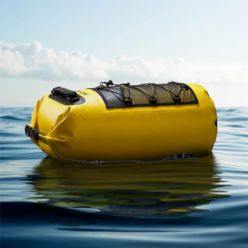 Piscifun Dry Bag, Waterproof Floating Backpack 40L with Waterproof Phone Case for Boating, Kayaking, Fishing, Army Green 40L by Piscifun - Image 3