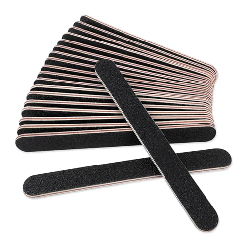 20 Pack Black Nail Files Emery Boards