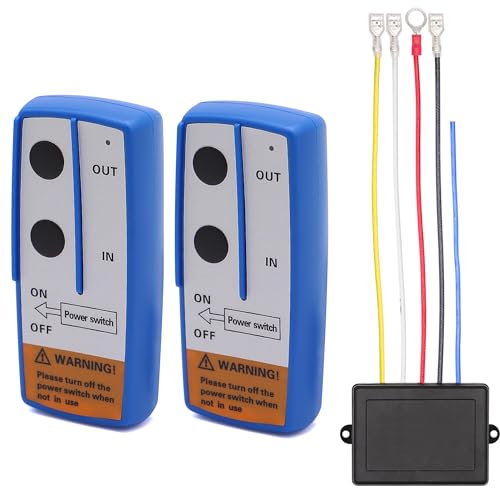 Relé Solenoide para Winch 12V 250A con control remoto miniatura 2