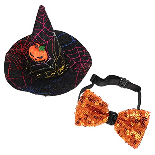 Disfraz Halloween para Mascotas con Sombrero y Corbata