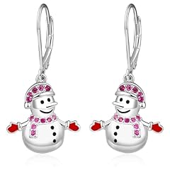 Snowman earrings