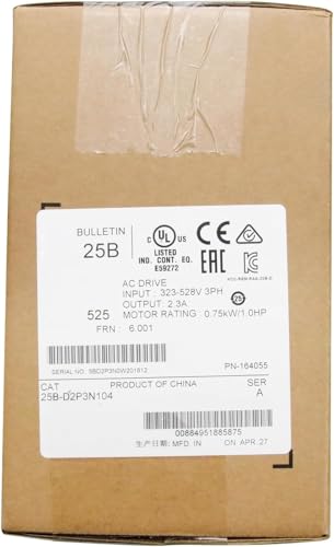 Variador de frecuencia Power 525 25BD2P3N104 motor trifásico regulador velocidad