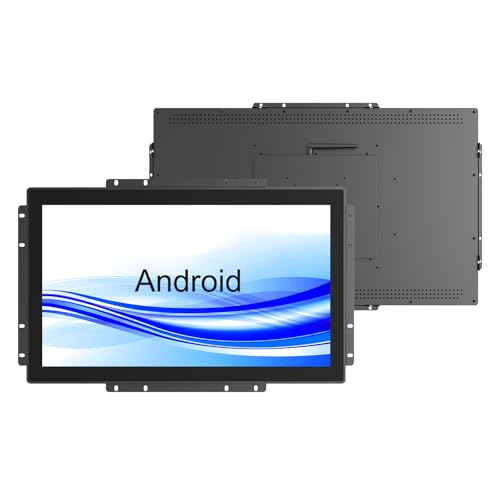 Image of GreenTouch 23.8 Inch Open-Frame Touchscreen LCD Monitor -Android All in one Computer with RK3566 RAM 4G & ROM 32G - Capacitive PCAP -1920x1080-16:9-Black - Front IK08 /IP65