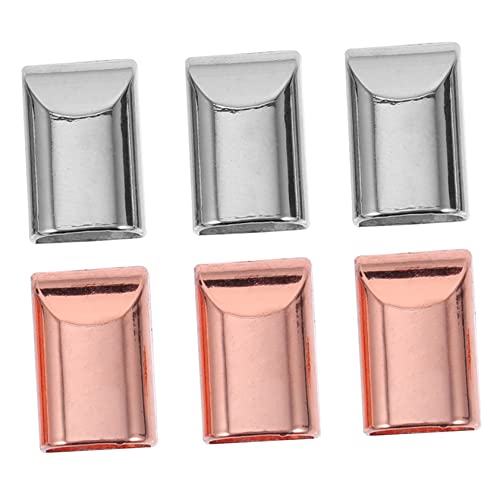 VILLCASE 50 Pçs Clipe De Zíper Decorativo Puxa Acessórios Enfeitados Acessórios De Latão Kit De Repa