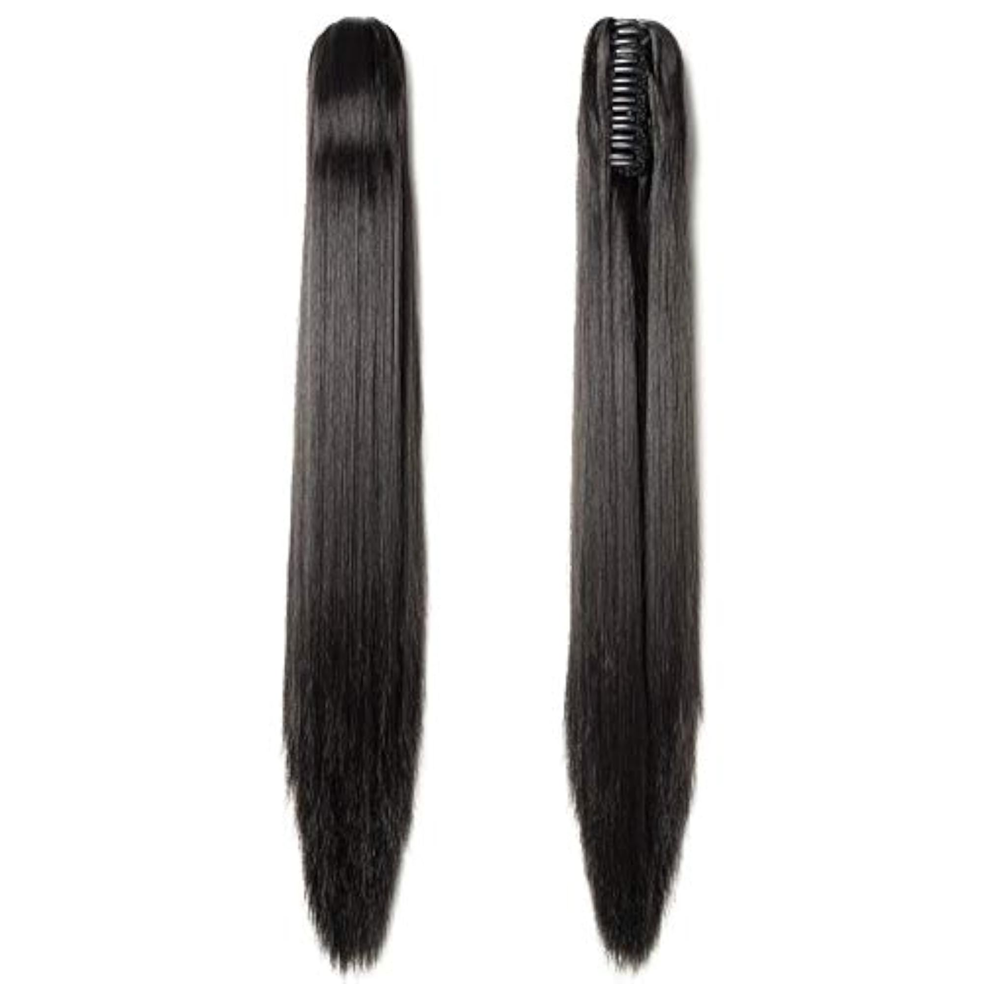 Women's 18" 20" Straight Clip-in Ponytail Extension