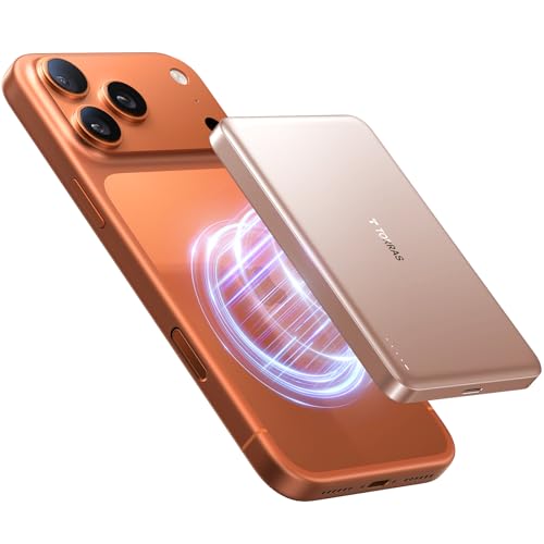 TORRAS モバイル バッテリー MagSafe対応 10000mAh ワイヤレス充電器 マグネット式 大容量 PD30W対応 両台同時充電 パススルー充電対応 PSE認証済み iPhone 17~12 シリーズ専用 機内持ち込み可 (デザート色)