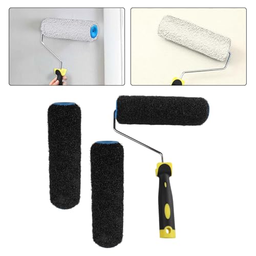 Pinceau de texture et rouleau de peinture 22,9 cm pour lisser et masquer les défauts