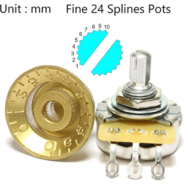 4PCS Imperial Inch Size 2 Volume and 2 Tone Speed Control Knobs Set for Gibson Les Paul Electric Guitar Replacement (Amber)