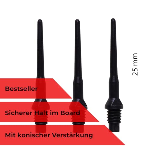 Dartspitzen Karella Profi Keypoint-Special 1000 Stück 2BA Gewinde