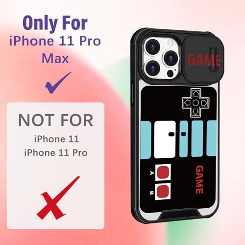 Image of Funermei for iPhone 11 Pro Max Case - Women Girls Cute Phone Cover Girly Pretty Aesthetic Game Unique Design with Camera Cover Funda for Apple for iPhone 11 Pro Max