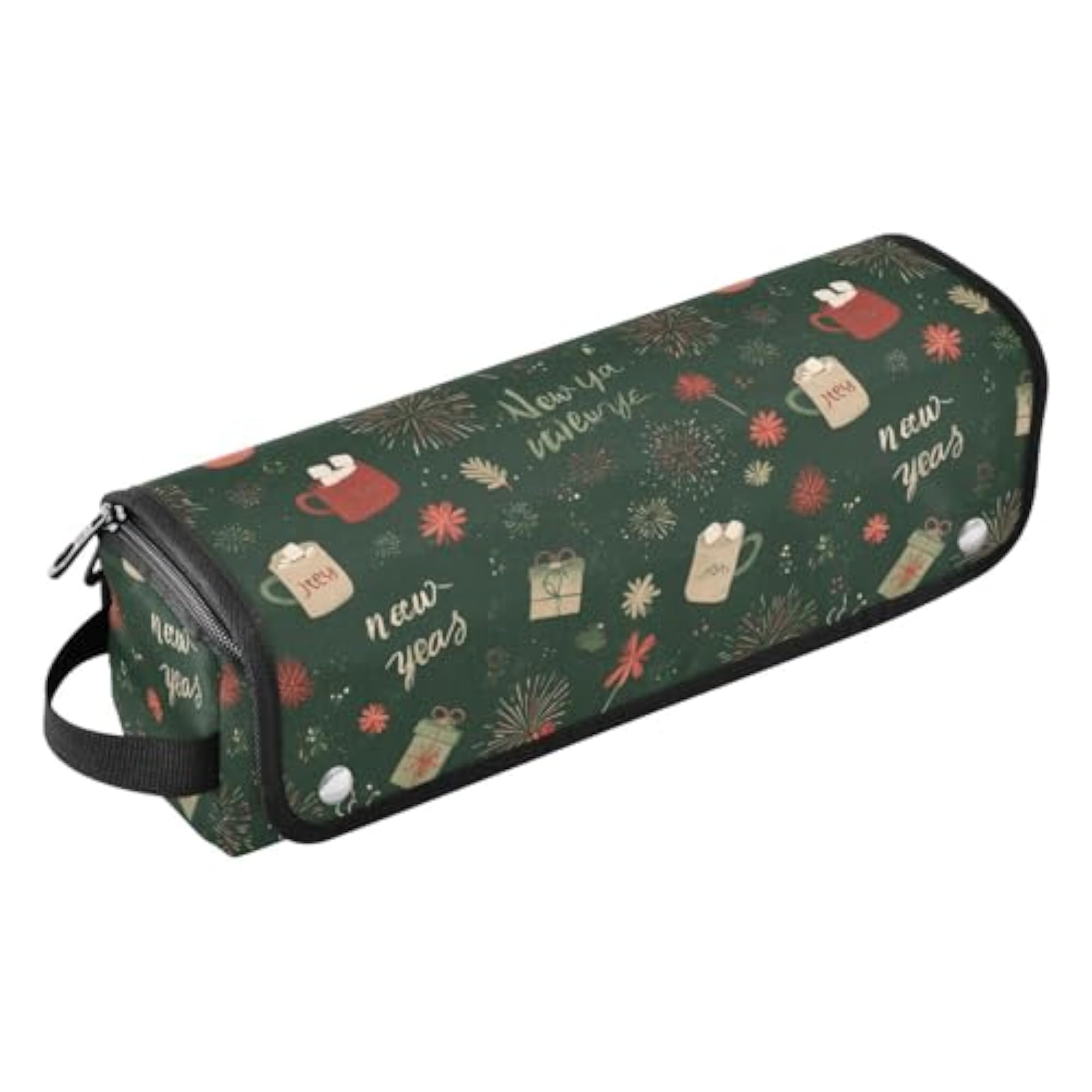 New Year Cocoa Green Hair Tools Travel Bag for Hot Tools
