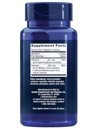 image for Life Extension Super Selenium Complex with Vitamin E Cellular Health C