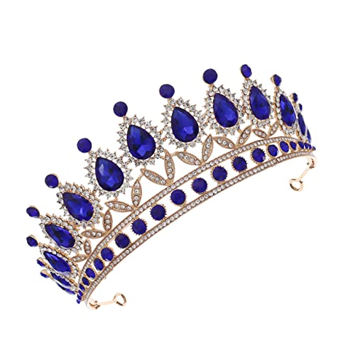 FRCOLOR Pedrería Nupcial Tiaras Para Niñas Tiara De Diamantes De Imitación De Cumpleaños Princesa Diamantes De Imitación De La Boda Tiara De Boda Para Novia Niño Aleación Delicado