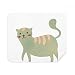 Cute Cyan Cat Animal Watercolor Cleaning Cloth Screen Cleaner 2pcs Suede Fabric