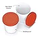 BALCI - Premium Ice Cream Containers (2 Pack - 1 Quart Each) Perfect Freezer Storage Tubs with Lids for Ice Cream, Sorbet and Gelato! - Red