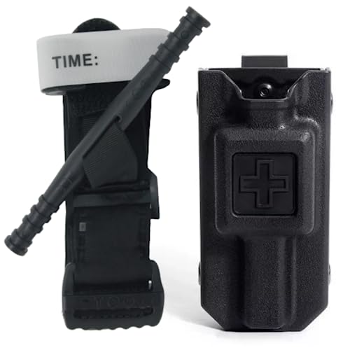 Torniquete Aph Tático + Porta Torniquete Em Kydex Polímero