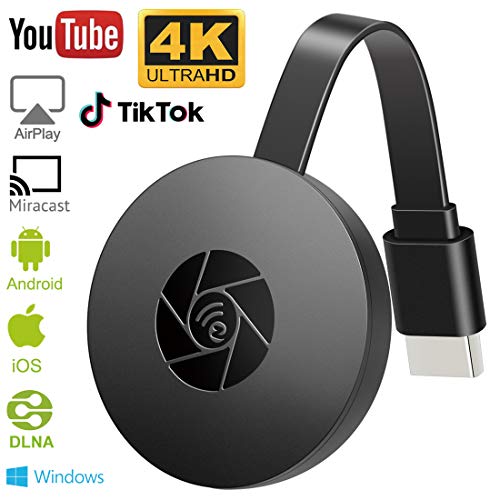 4K&1080P WiFi Display Dongle, Wireless HDMI Dongle Display Adapter - Wireless Streaming Video