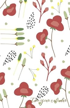 Paperback Two Year Calendar: Undated Pocket Planner, 24-Month Calendar, Pocket Calendars, Hand Lettering Workbook, Monthly Planner with Notes [Large Print] Book