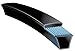 Gates SPC6700 Metric-Power V-Belt, SPC Section, 22mm Width, 18mm Height, 6700mm Length