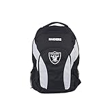 raiders of the lost ark cast 100 % Nylon Northwest NFL Oakland Raiders Rucksack Draft Day, offizielles Lizenzprodukt, Schwarz, 45,7 cm