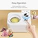 Ice Cream Machine, Automatic Ice Cream Maker with Compressor, 800ML Frozen Yogurt Machine, for Making Soft Serve Sherbet