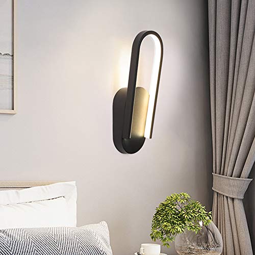 Luz nocturna para pasillo y lámpara de pared LED de 14W con luz cálida interior 4