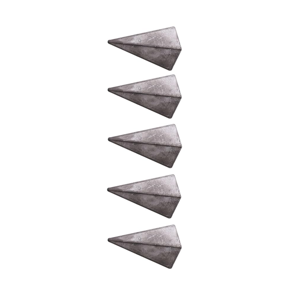 Fishing Weight Sinker, 5 Pieces Pyramid Weights Set, Tackle Accessory (3oz/ 81.3g)
