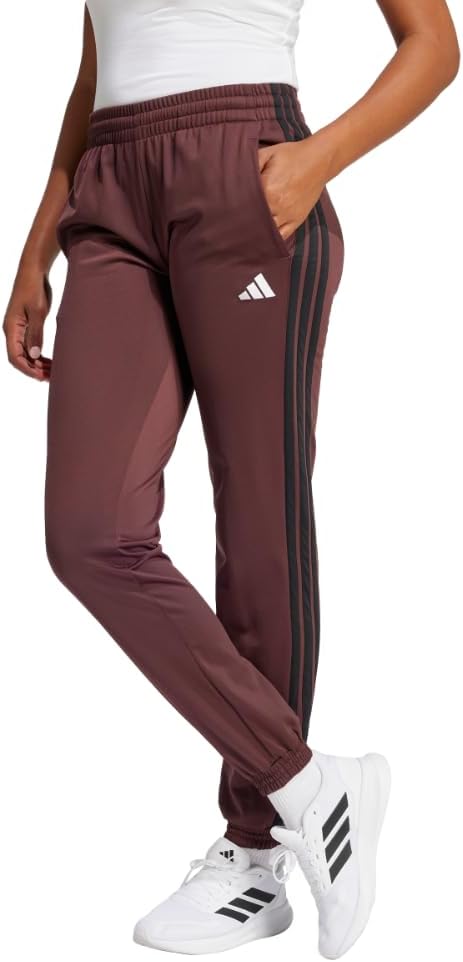 adidas red and white track pants