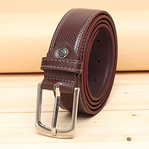 Image of ZORO Men' PU Leather Belt, (Black,Brown,Tan)