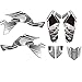 3 stili ATV. Kit grafico adesivi Decalcomania per il 2009 2010 2011 2010 SUZUKI LTZ400 LTZ 400 (Color : 1391)