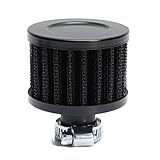 12mm Universal Cold Air Intake Filter Breather Turbo Vent Cleaner 0.47 inch for Car Motorcycle Engin