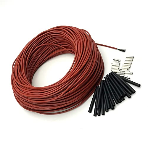 Cavo Riscaldante Antigelo Autoregolante 4m Con Termostato - 25W/m, 220V, Per Tubi, Grondaie E Piante