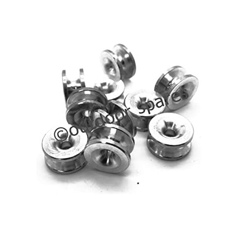 Universal Aluminium 2 Line Manual or Bump Feed Strimmer Head Eyelets Pack Of 10 Cover