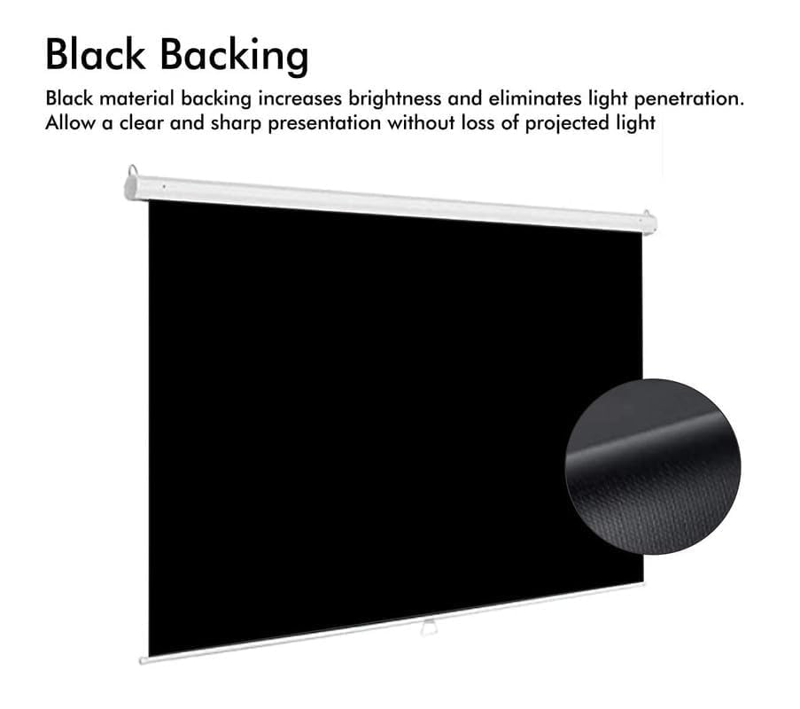 Image of BIG VUE 120 Inch Motorized Projector Screen | Electric Projection Screen | Home Theatre Screen | with Remote Control (120 Inches, 16:9 Ratio)