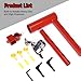 Atesilor Upgraded Manual Tire Changer Duck Head Kit, Cast Steel Duck Head Tire Changer Mounting Tool Fits Most Car Tires